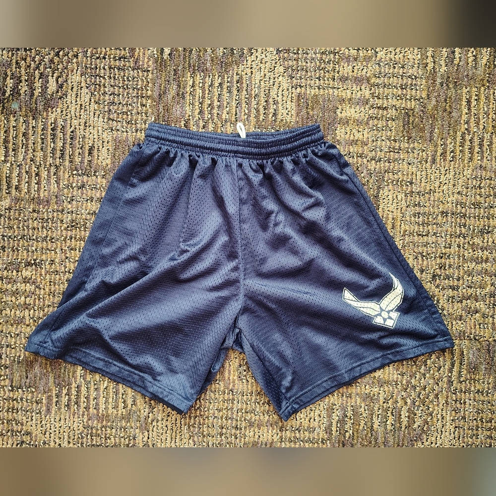 Men's Air Force Blue Athletic PT Shorts
